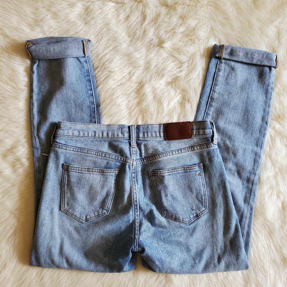 Madewell Slim Boyjean Distressed Kinsey Wash 25 - Picture 9 of 16